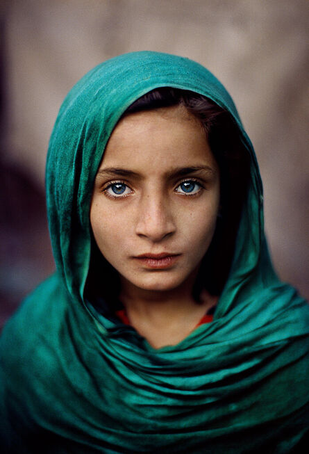 Steve McCurry, ‘Girl with Green Shawl, Peshawar, Pakistan’, 2002