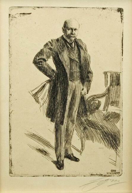 Anders Leonard Zorn, ‘Colonel Lamont I’, 1900