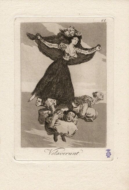 Francisco de Goya, ‘Volaverunt. (They have flown.)’, 1796-1797