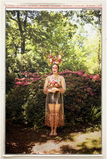 Xu Yang, ‘Me as Flowers in Landscape - reference to Frida Kahlo 29062018 (photographic collaboration with Victoria Cantons )’, 2018