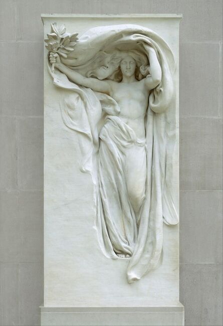 Daniel Chester French, ‘Mourning Victory from the Melvin Memorial’, 1906–1915
