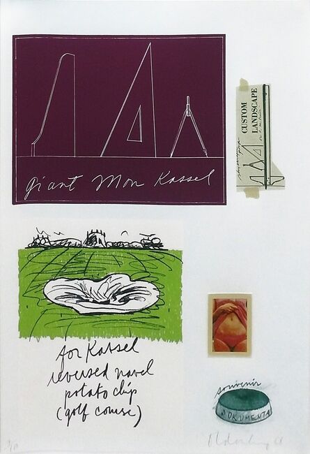 Claes Oldenburg, ‘NOTES (KASSEL)’, 1968