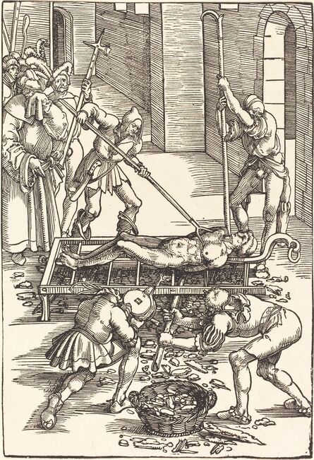 Hans Baldung, ‘Martyrdom of Saint Lawrence’, 1505