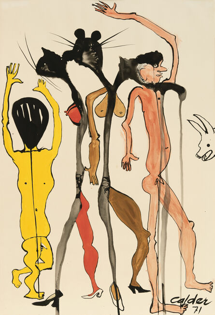 Alexander Calder, ‘Cat People’, 1971