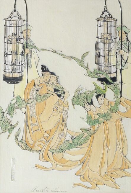 Bertha Lum, ‘Butterfly Dance, and Untitled’