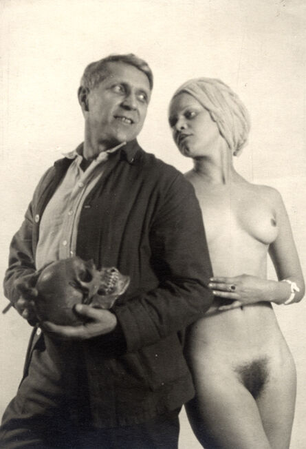 Frantisek Drtikol, ‘Self-Portrait with Model’, ca. 1930