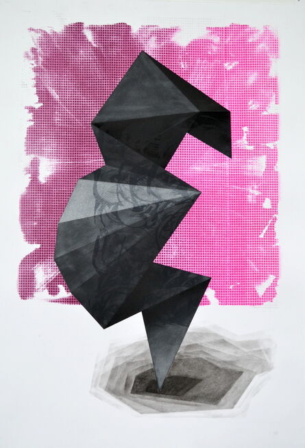 Lenneke van der Goot, ‘Black folded sculpture’, 2020
