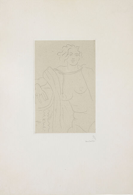 Henri Matisse, ‘Figure assise, le bras droit appuyé sur une table ’, 1929