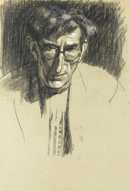Charles Mahoney, ‘Self Portrait, late 1950's’, 1960