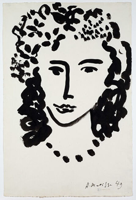 Henri Matisse, ‘Large head’, 1949