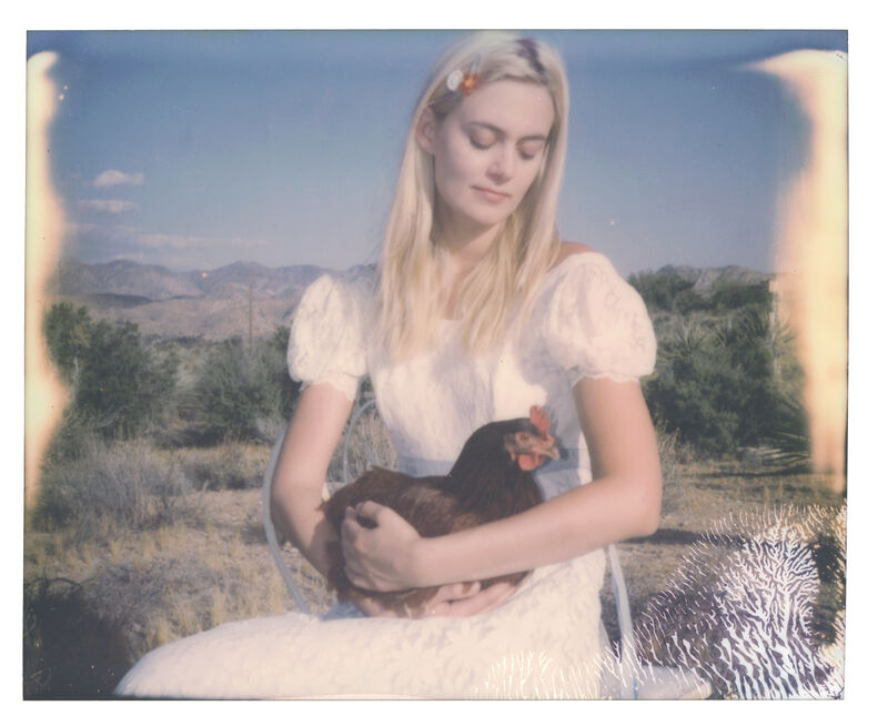 Stefanie Schneider, ‘Chicken Madonna (Chicks and Chicks and sometimes Cocks)’, 2018, Photography, Digital C-Print, based on a Polaroid, Instantdreams