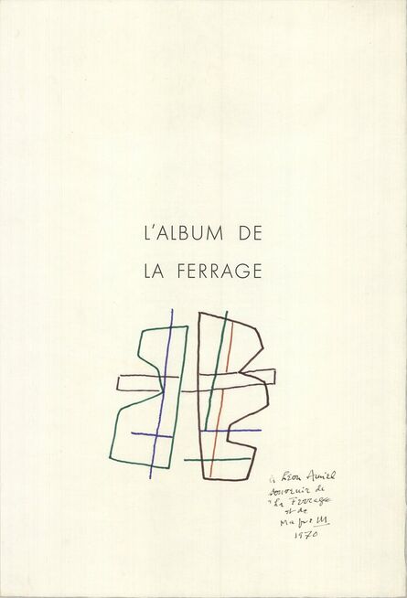 Alberto Magnelli, ‘L'Album De La Ferrage’, 1970