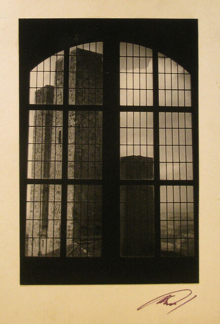 Anatole Saderman, ‘Una ventana de San Gemignano’, 1960