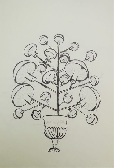 Andy Warhol, ‘Stuffed Morels (Study drawing for "Wild Raspberries")’, ca. 1956