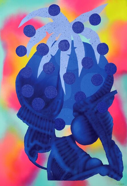 Ludovilk Myers, ‘Blue Plants Pot 1’, 2017