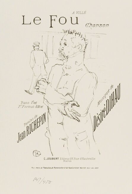 Henri de Toulouse-Lautrec, ‘Le Fou (The Madman)’, 1895-1896