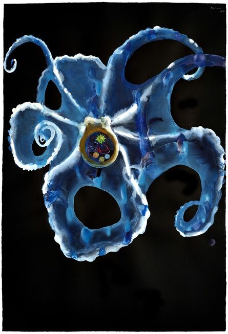 Alexis Rockman, ‘Untitled (Drape Octopus)’, 2013