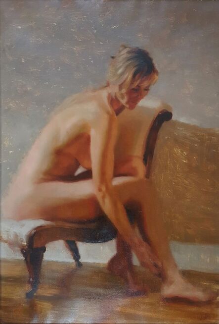 Gary Thomas Morrow, ‘Seated Nude’, 2014