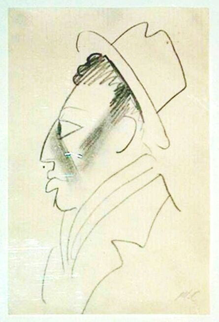 Miguel Covarrubias, ‘MAN IN PROFILE’, ca. 1925