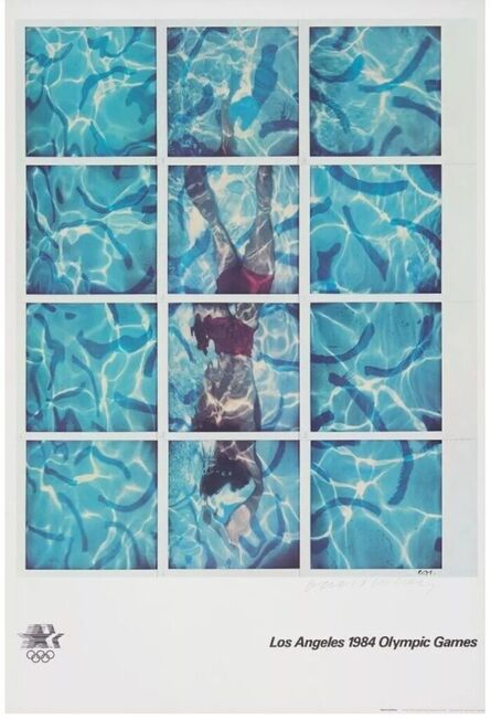 David Hockney, ‘Untitled Swimming Pool for the 1984 Olympics’, 1982
