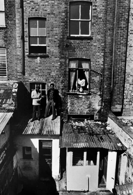 Colin Jones, ‘The Black House, out on the roof, Holloway Road, London’, 973 -1976