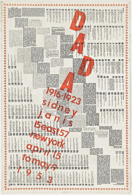 Marcel Duchamp, ‘DADA  (Schwarz 543)’, 1953