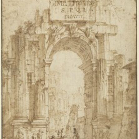 Circle of Giovanni Paolo Panini, ‘Arch of Titus’