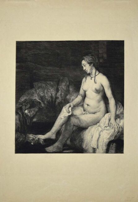 Leopold Flameng, ‘Le Lavement des Pieds’, 1880s