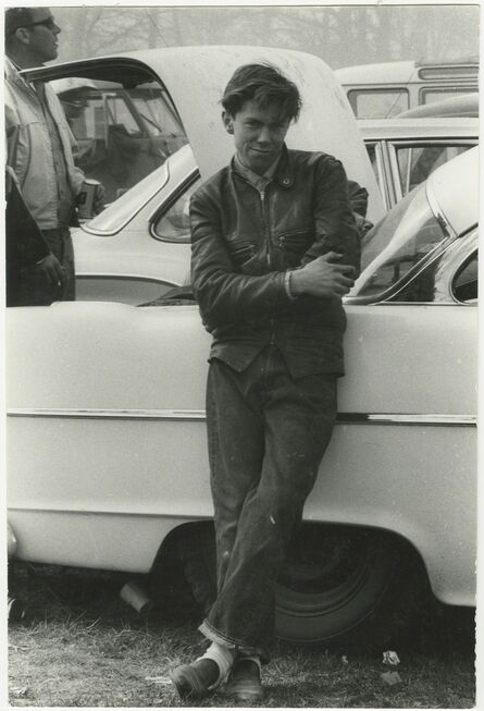 Danny Lyon, ‘Unpublished from my first day of working on 'The Bikeriders', Elkhorn, Wisconsin’, 1963