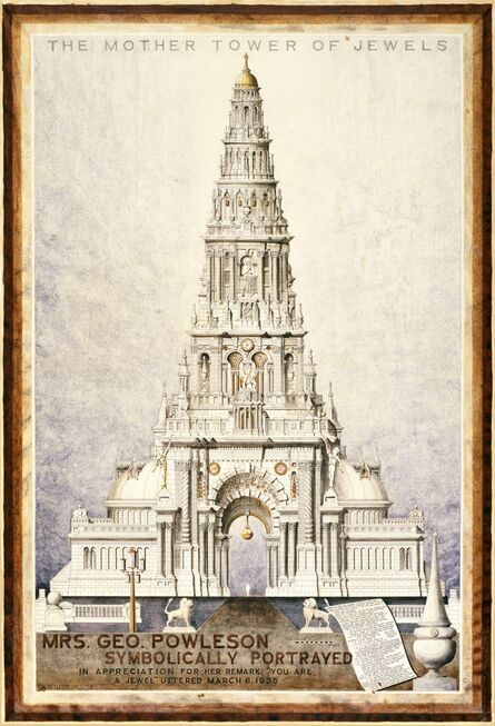 A.G. Rizzoli, ‘Mrs. Geo. Powleson Symbolically Portrayed/The Mother Tower of Jewels’, 1935