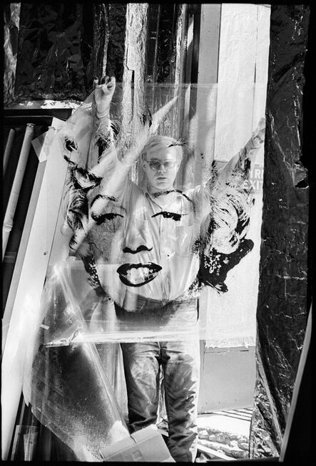 William John Kennedy, ‘Warhol Holding Marilyn Acetate I - 1964’, Printed between 2010-2012