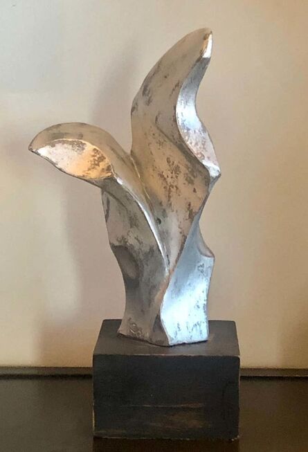 George L.K. Morris, ‘"Abstract" Sculpture Mid 20th Century Modern Non Objective Biomorphic Plaster Silver Patina WPA 1930s/40s’, ca. 1930s/40s
