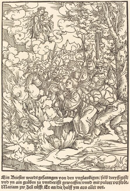 Master of the Miracles of Mariazell, ‘Ein Briester wardt gefanngen ...’, ca. 1503
