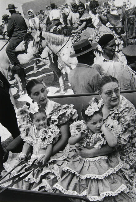 Inge Morath, ‘Watching departure of Rocio procession, Sevilla, Spain’, 1955