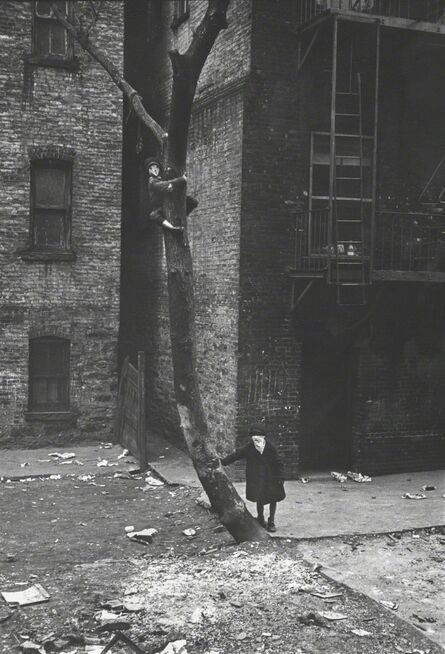 Helen Levitt, ‘Untitled (Masks in Tree), New York City, New York ’, ca. 1939