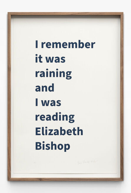 Jorge Méndez Blake, ‘I Remember It Was Raining (Bishop)’, 2023