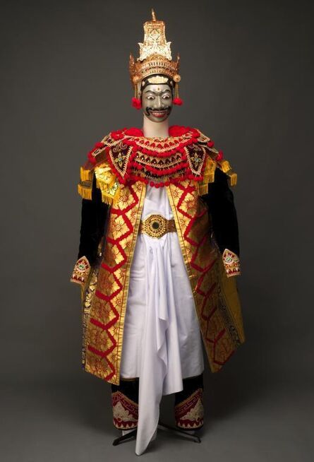 ‘Mask and costume for the character of Rama’, 1994