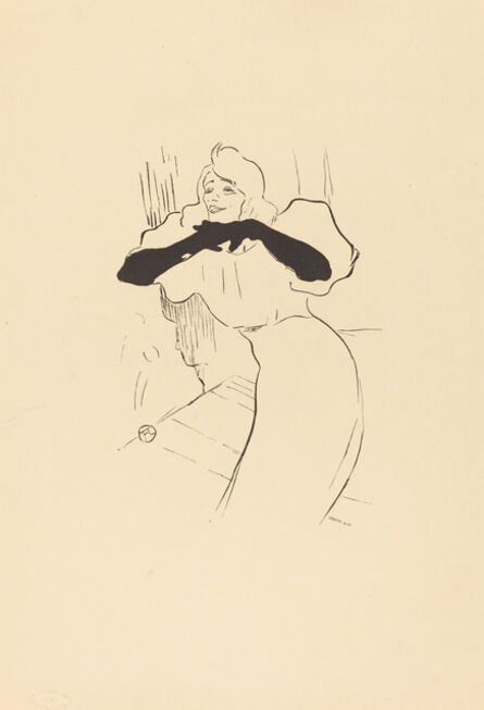 Henri de Toulouse-Lautrec, ‘Yvette Guilbert: Linger, Longer, Loo’