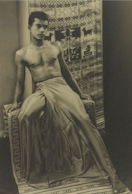 Lionel Wendt, ‘Untitled (Man with Silk Sarong)’, c.1930-44