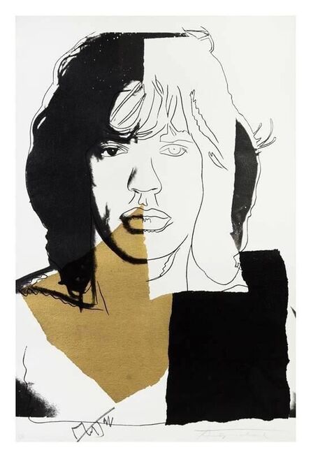 Andy Warhol, ‘Mick Jagger (F. & S. II.146) (Signed)’, 1975