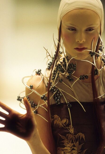 Alexander McQueen, ‘Tahitian pearl and silver neckpiece’, Voss-S/S 2001