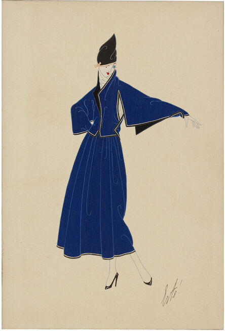 Erté, ‘Costume tailleur(Tailored suit)’, ca. 1916