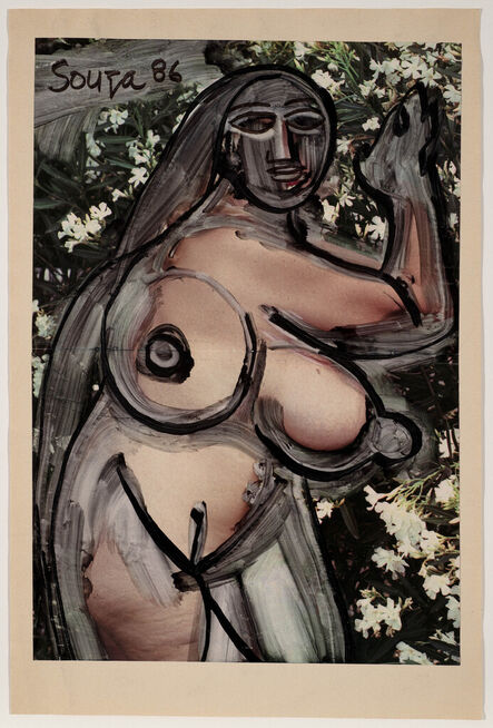 Francis Newton Souza, ‘Untitled (Female Nude)’, 1986