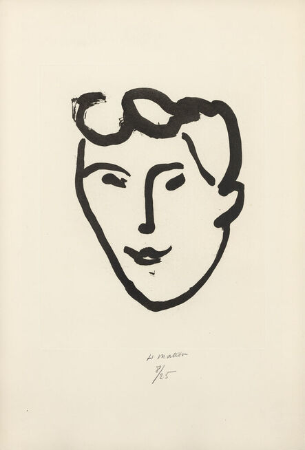 Henri Matisse, ‘Masque aux rouleaux ’, 1948