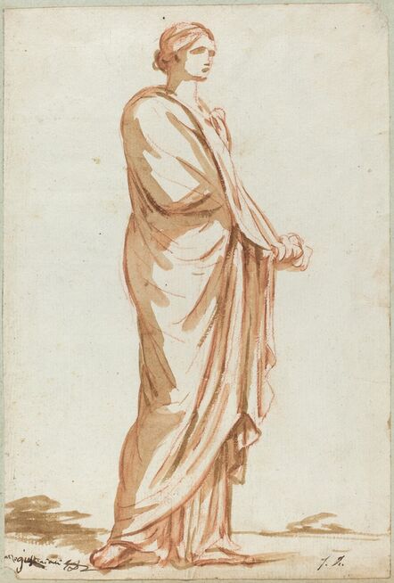 Jacques-Louis David, ‘Roman Statue of a Standing Woman’