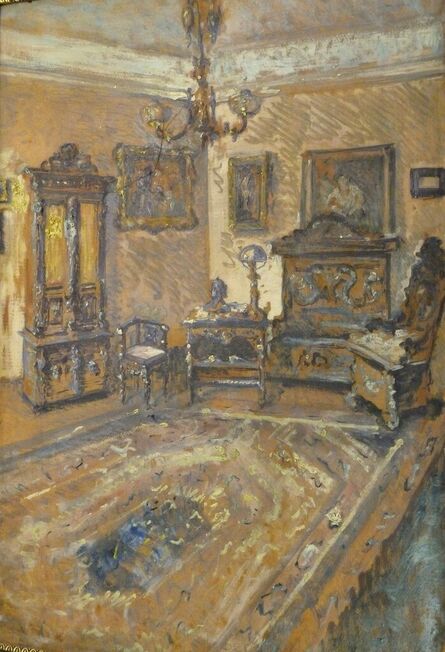 Hugó Scheiber, ‘Interior (The Artist's Home?)’, 1918