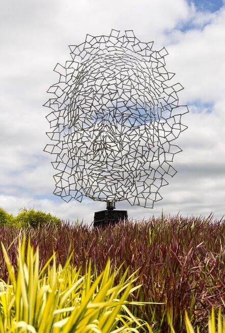 Dale Dunning, ‘Inside/Out - large, abstracted, figurative, outdoor stainless steel sculpture’, 2020