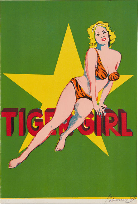 Mel Ramos, ‘Tiger Girl from One Cent Life’, 1963