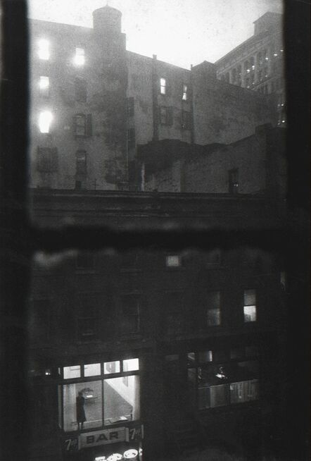 John Cohen, ‘Tanager Gallery, 10th Street, Lois Dodd Standing in the Window’, 1959