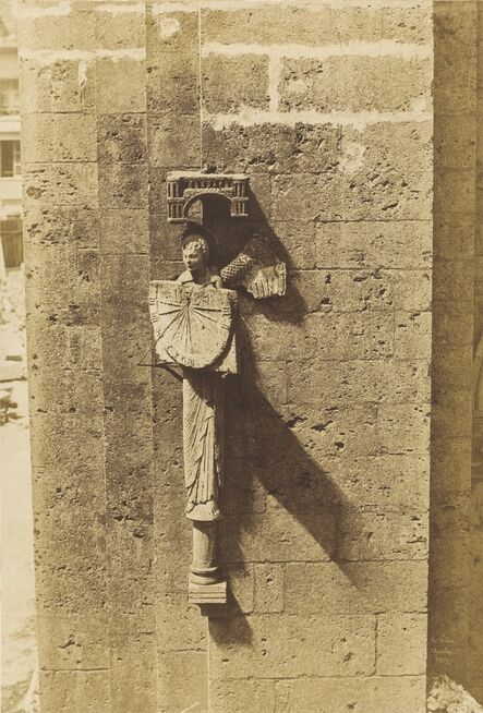 Jean-Louis-Henri Le Secq, ‘Ange Portant un Cadran Solaire, à l'Eglise de Chartres’, 1852